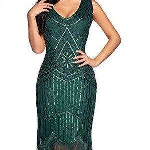 Plus Size Vintage Flapper Dress